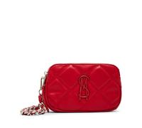 Steve Madden Women's Daisy Quilted Crossbody, Red, One Size