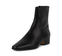 Steve Madden Women's Dusty Ankle Boot, Black Leather, 4 UK