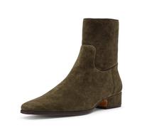 Steve Madden Women's Dusty Ankle Boot, Olive Suede, 4.5 UK