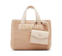 Steve Madden Women's Flores Raffia Mini Tote, Sand, One Size
