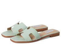 Steve Madden Women's Hadyn Sandal, Mint Green Leather, 4.5 UK