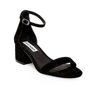 Steve Madden Women's Irenee Dress Sandal, Black Suede, 5.5 UK