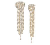 Steve Madden Womens Jewelry Heart Chandelier Earrings