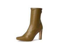 Steve Madden Women's Khelan Mid Calf Boot, Olive Leaf for Me Leaf It to Me, 4 UK