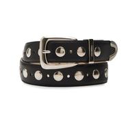 Steve Madden Women's Kingston Studded Pant Belt, Black, 1x