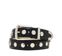 Steve Madden Women's Kingston Belt, Black, Large