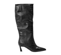 Steve Madden Womens/Ladies Lavan Leather Flare Heel Knee-Hig GT53932