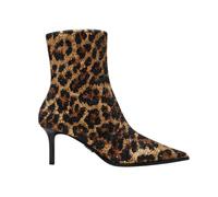 Steve Madden Womens/Ladies Leopard Pattern Ankle Boots GT23401