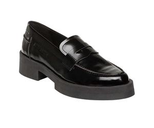 Steve Madden Womens/Ladies Marina Patent Leather Casual Low 6 UK Black GT45403
