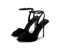 Steve Madden Women's Lilac Pump, Black Velvet, 4 UK