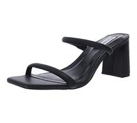 Steve Madden Women's Lilah Heeled Sandal, Black, 4 UK