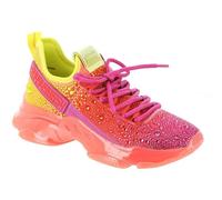 Steve Madden Women's Maxima Sneaker, Fuchsia Ombre, 6.5 UK