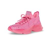Steve Madden Women's Maxima Sneaker, Pink Rhinestone, 3.5 UK