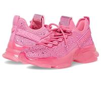 Steve Madden Women's Maxima Sneaker, Pink Rhinestone, 3.5 UK