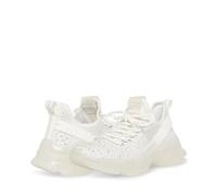 Steve Madden Women's Maxima Sneaker, White Pearl, 6 UK