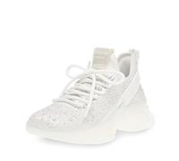 Steve Madden Women's Maxima Sneaker, White Pearl, 6.5 UK