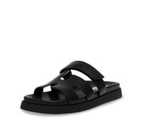 Steve Madden Women's Mayven Slide Sandal, Black Leather, 6.5 UK