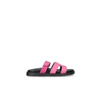STEVE MADDEN Women's 'Missile Pink' Suede Leather Sandals in Pink | Size: 4