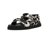 Steve Madden Women's Mona Sandal, Black/White, 5.5 UK