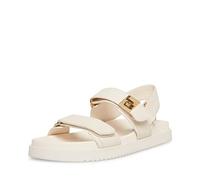 Steve Madden Women's Mona Sandal, Bone Leather, 8 UK