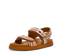 Steve Madden Women's Mona Sandal, Raffia Multi, 6 UK