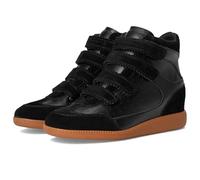 Steve Madden Women's Mustang Sneaker, Black Suede, 5.5 UK