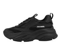 Steve Madden Women's Possession-E Low Top Sneakers, Black, 40