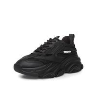 Steve Madden Women's Possession Sneaker, Black, 3.5 UK
