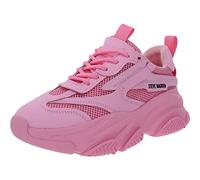 Steve Madden Women's Possession Sneaker, Hot Pink, 4 UK