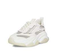 Steve Madden Women's Possession Sneaker, White Rhinestone, 3 UK