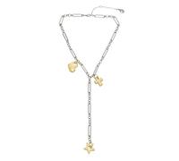 Steve Madden Womens Puffy Icon Charm Y Necklace