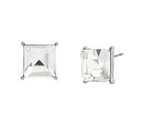 Steve Madden Women's Punk Romance Stone Square Stud Earrings