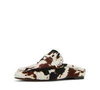 Steve Madden Women's Rafe Loafer, Cow Print, 8 UK