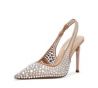 Steve Madden Women's Reyes Pump, Silver, 5 UK