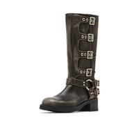 Steve Madden Women's Rocky Knee High Boot, Brown Distressed, 5 UK
