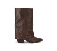 STEVE MADDEN Women's 'Saddle Dark Brown' Boots in Dark Brown | Size: 3