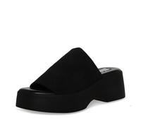 Steve Madden Women's Slinky30 Wedge Sandal, Black, 4 UK