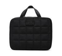 Steve Madden Women's Square Quilted Cosmetic Bag, Black
