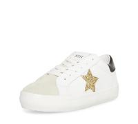Steve Madden Women's Starling Sneaker, Gold Glitter, 5.5 UK