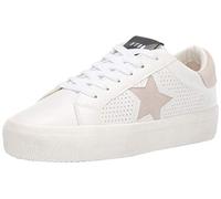 Steve Madden Women's Starling Sneaker, White Multi, 3.5 UK