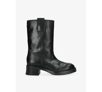 Steve Madden Womens Steve Madden Benedict Leather Heeled Boots Black Eur 36 / 3 UK Women