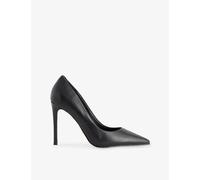 Steve Madden Womens Steve Madden Thrive Heeled Leather Courts Black Eur 37 / 4 UK Women