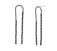 Steve Madden Womens Stone Arch Drop Earrings, One Size, Metal Glass, No Gemstone