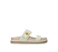 Steve Madden Womens Suede Take Two Beige Sandals - Size UK 6