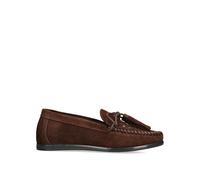 Steve Madden Womens Suede Yaira Brown Loafers - Size UK 3
