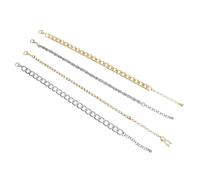 Steve Madden Women's Tennis Mixed Chain Bracelet Set One Size Metal Not a Gemstone