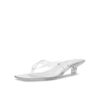 Steve Madden Women's Tracie Heeled Sandal, Clear, 4 UK