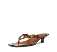 Steve Madden Women's Tracie Heeled Sandal, Tortoise Jelly, 3 UK
