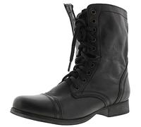 Steve Madden Women's Troopa, Black Leather, 9 UK
