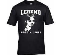 Steve Marriott Homage Men T-Shirt The Small Faces Humble Pie Mod Legend 60's Icon Funny t Shirt Size XL Black